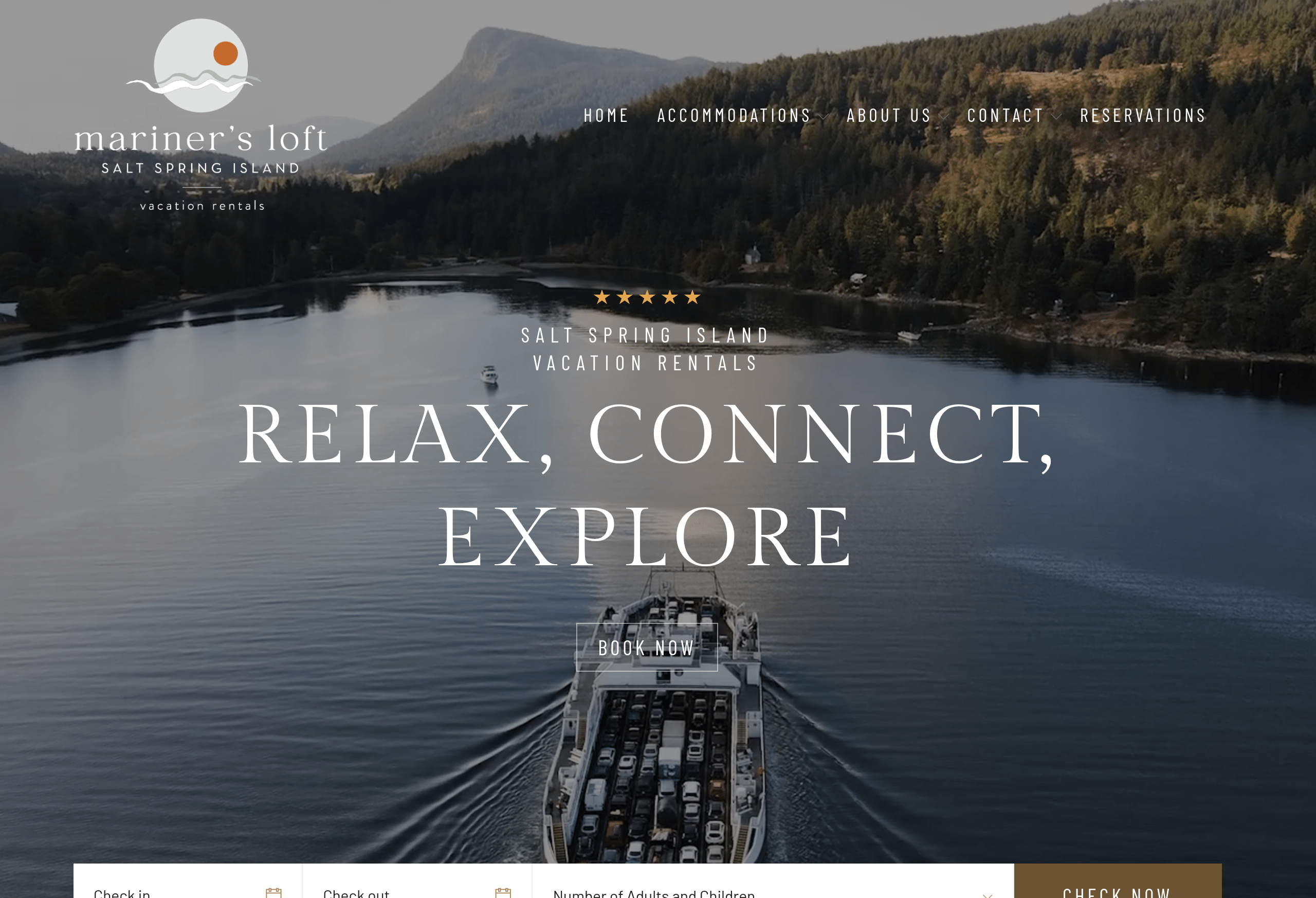 Mariner's Loft website screenshot